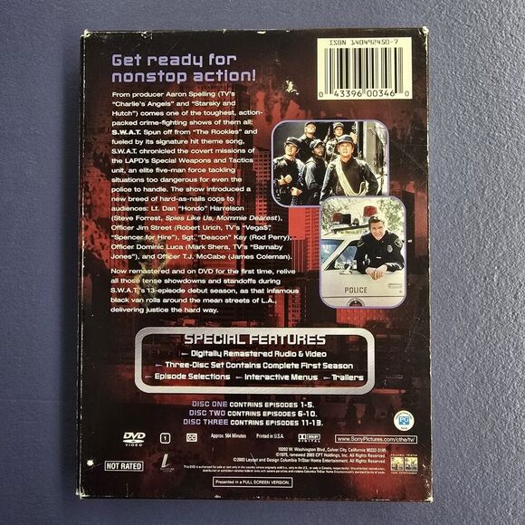 S.W.A.T. The Complete 1st Season DVD Box Set 3 Disc - Picture 6 of 7